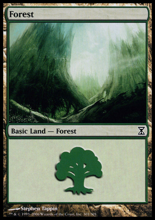 Forest (301) - Time Spiral - MTG