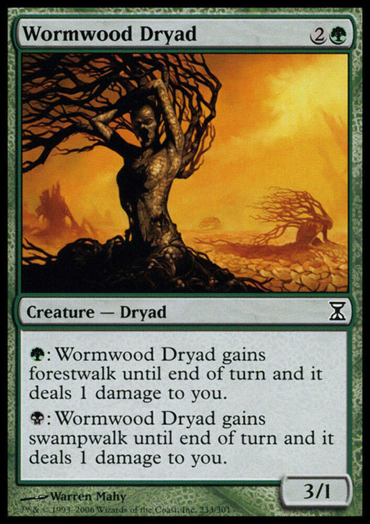 Wormwood Dryad - Time Spiral - MTG