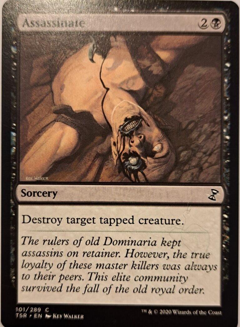 Assassinate - Time Spiral Remastered - MTG