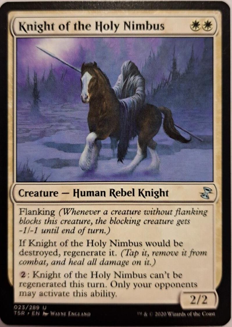 Knight Of the Holy Nimbus - Time Spiral Remastered - MTG