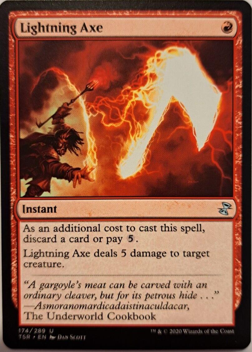 Lightning Axe - Time Spiral Remastered - MTG