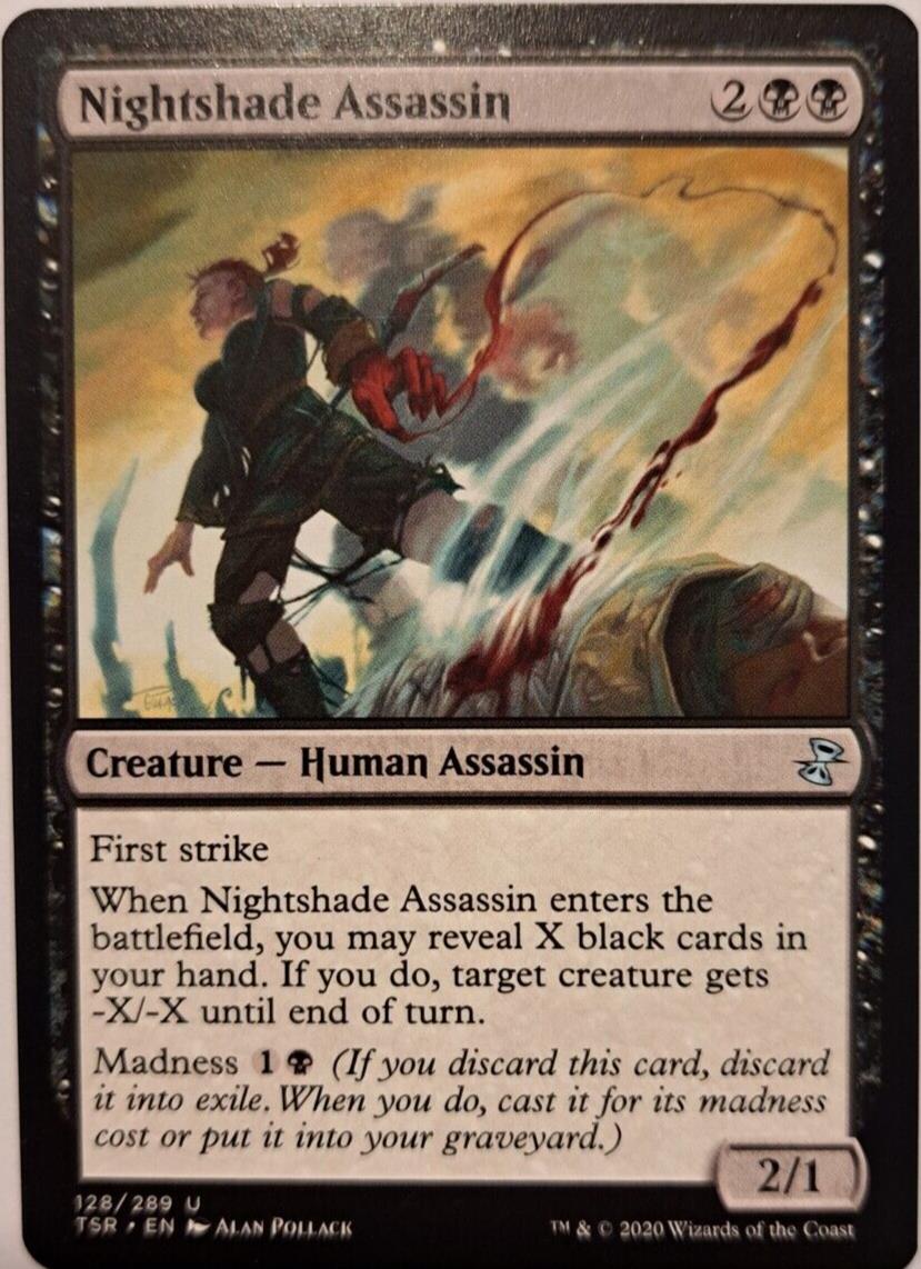 Nightshade Assassin - Time Spiral Remastered - MTG