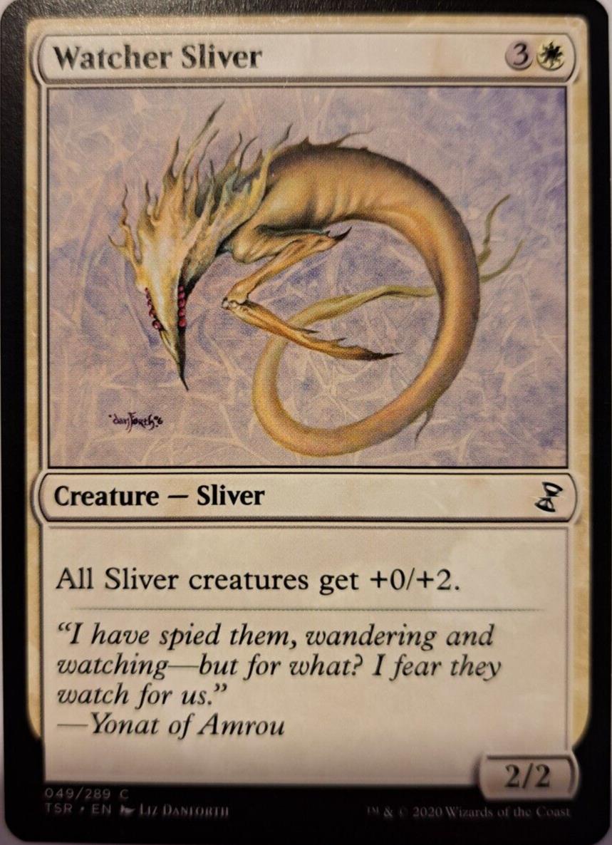 Watcher Sliver - Time Spiral Remastered - MTG