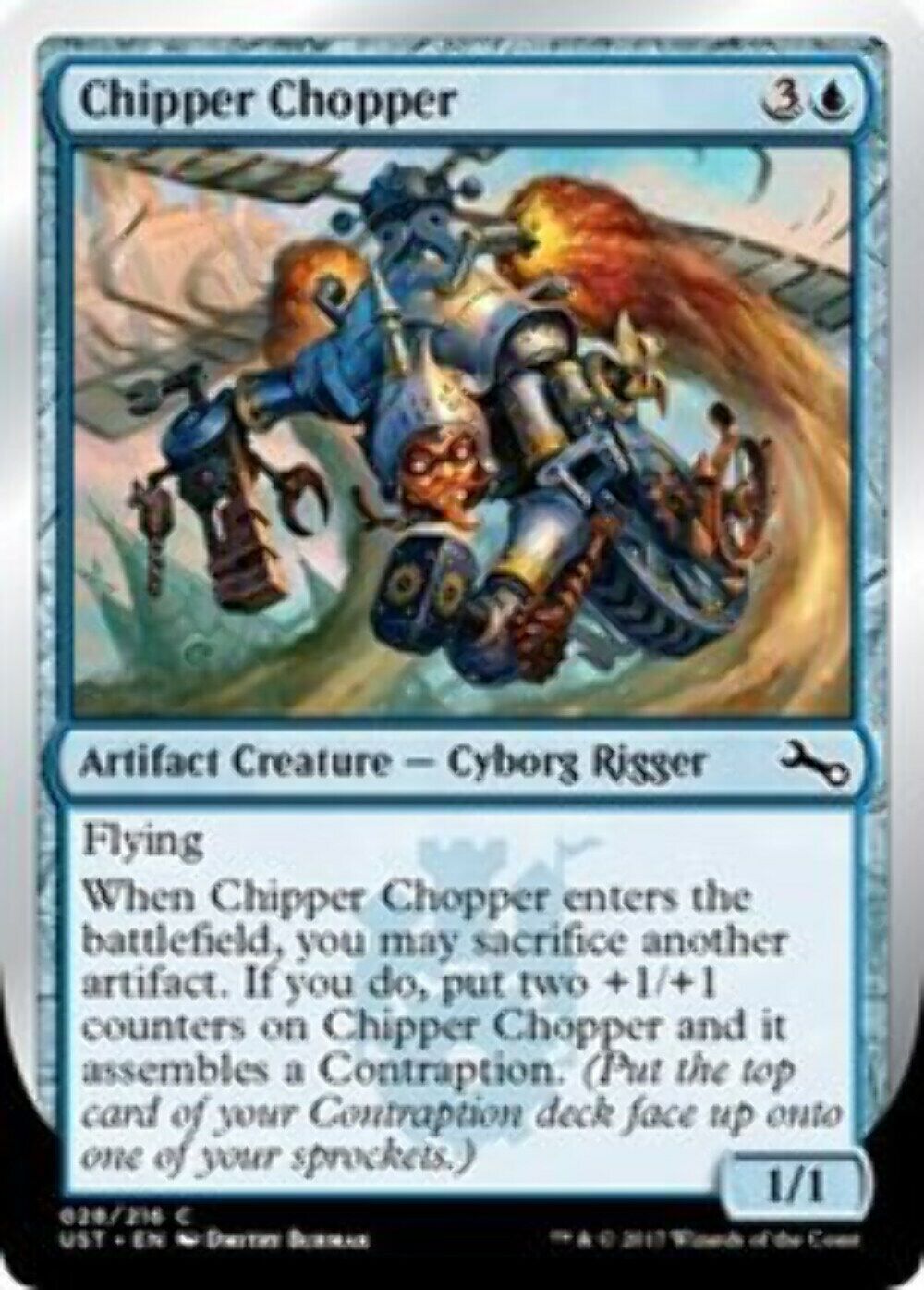 Chipper Chopper - Foil Unstable - MTG