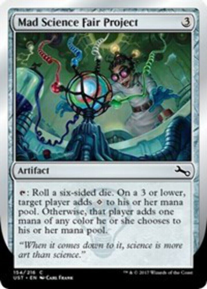 Mad Science Fair Project - Foil Unstable - MTG