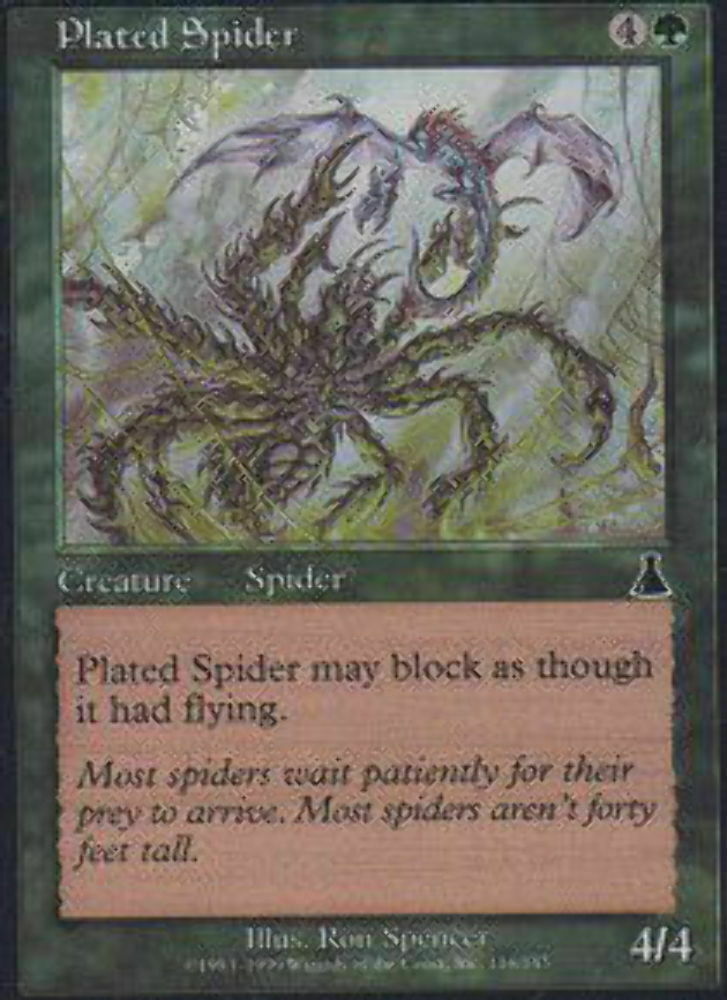 Plated Spider Urza's Destiny - MTG