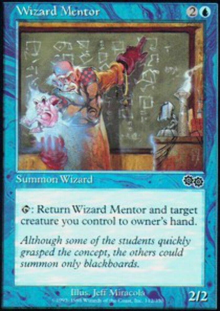 Wizard Mentor Urza's Saga - MTG