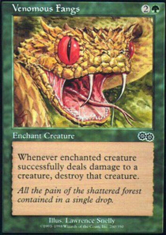 Venomous Fangs Urza's Saga - MTG