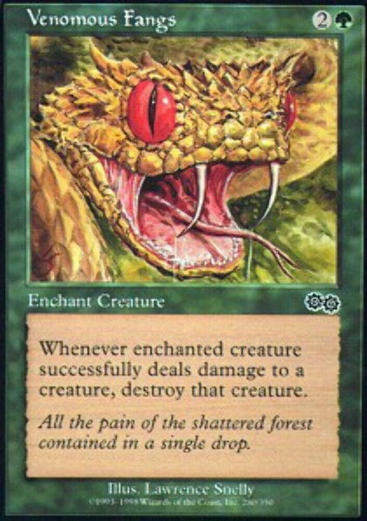 Venomous Fangs Urza's Saga - MTG