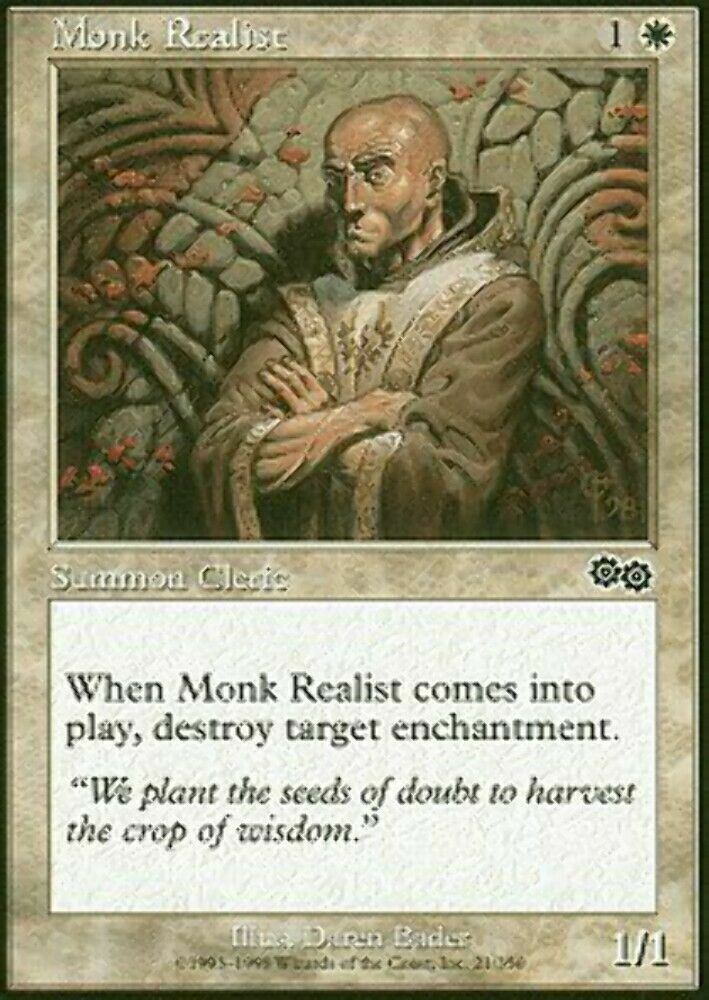 Monk Realist Urza's Saga - MTG