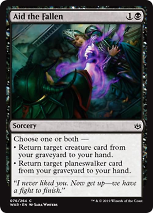 Aid the Fallen - War of the Spark - MTG