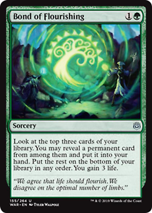 Bond of Flourishing - War of the Spark - MTG