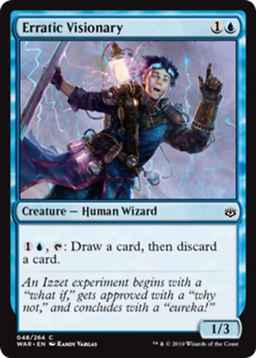 Erratic Visionary - War of the Spark - MTG