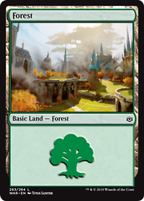 Forest (263) - War of the Spark - MTG