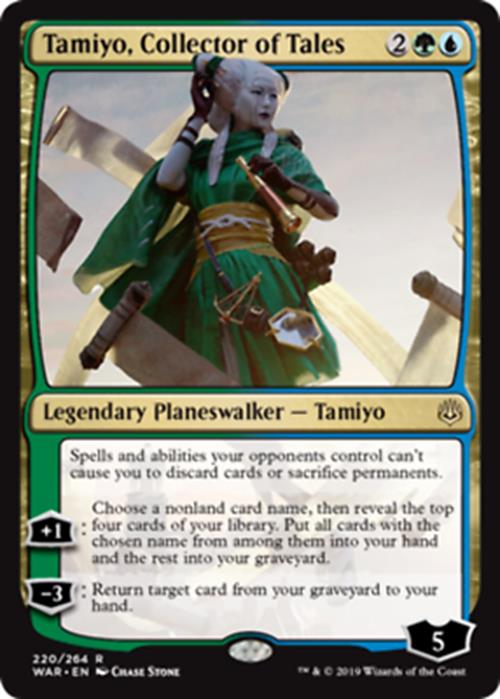 Tamiyo, Collector of Tales - War of the Spark - MTG