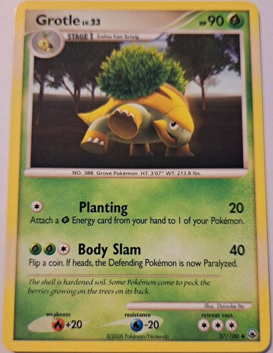 Grotle Lv.23 - 37/100 - Uncommon - Pokemon Majestic Dawn