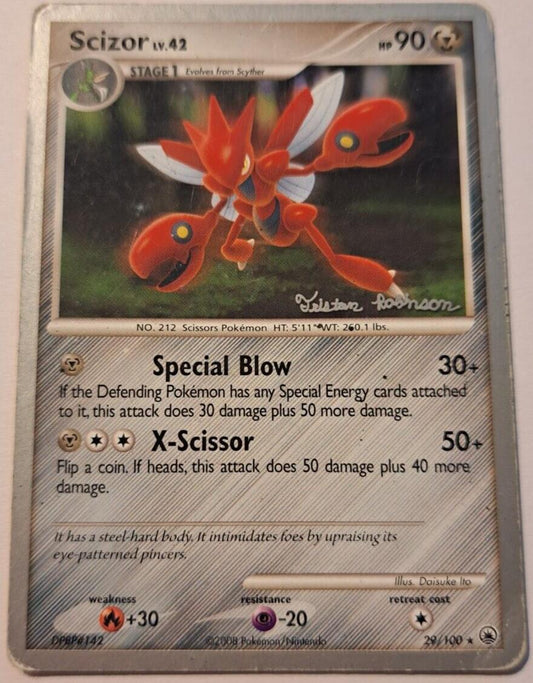 Scizor Lv.42 - 29/100 - WC 2008 - Pokemon Majestic Dawn - WORN