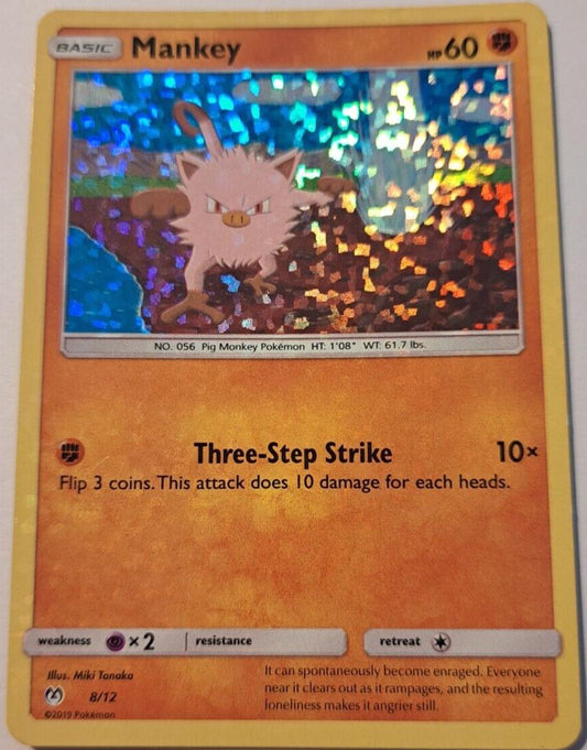 Mankey - 8/12 - Holo - Pokemon Mcdonald's 2019