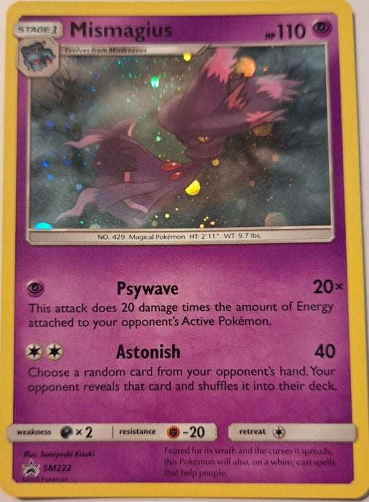 Mismagius - SM222 - Holo - Pokemon Black Star Promo