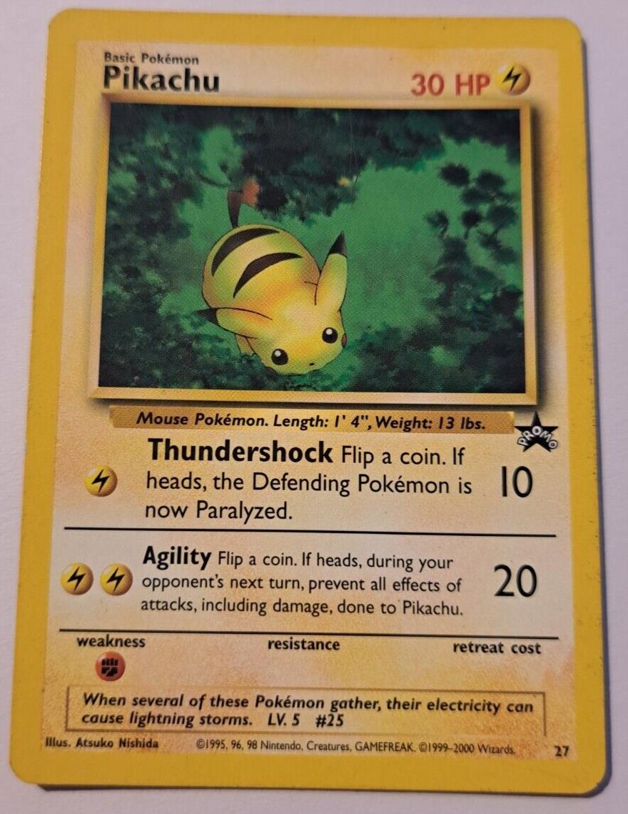Pikachu - 27 - Pokemon Black Star Promo