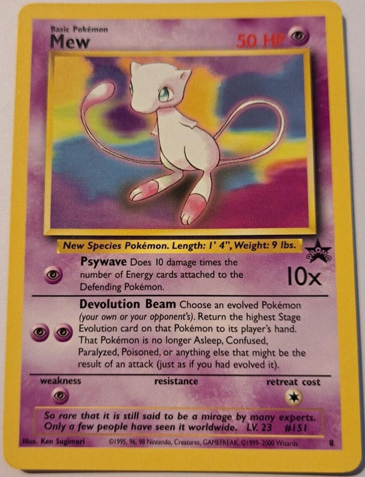 Mew - 8 - Pokemon Black Star Promo