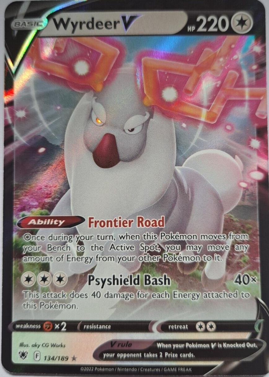 Wyrdeer V - 134/189 - Ultra Rare - Pokemon Astral Radiance