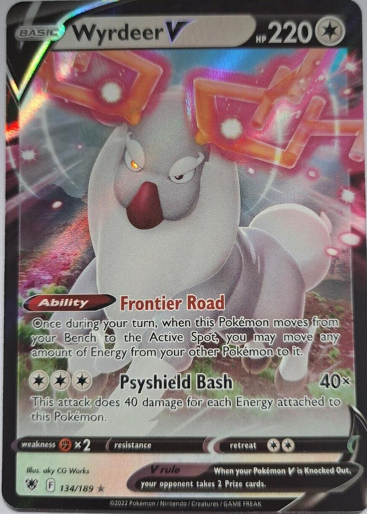 Wyrdeer V - 134/189 - Ultra Rare - Pokemon Astral Radiance
