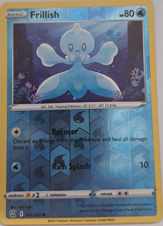 Frillish - 041/163 - Common - Reverse Holo - Pokemon Battle Styles