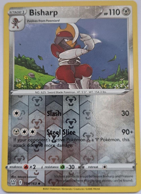 Bisharp - 104/163 - Uncommon - Reverse Holo - Pokemon Battle Styles