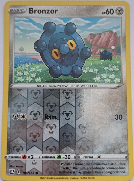 Bronzor - 101/163 - Common - Reverse Holo - Pokemon Battle Styles