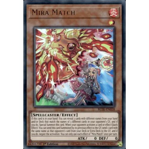 Mira Match - BLTR-EN038 - Ultra Rare - YuGiOh
