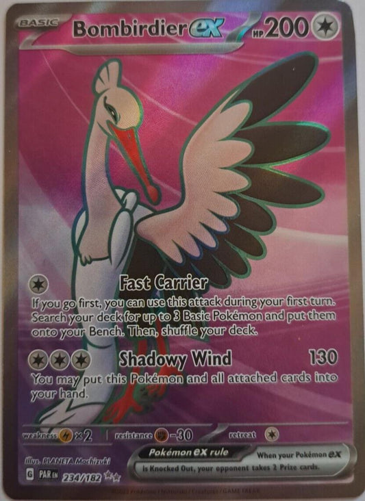 Bombirdier EX 234/182 - Pokemon Scarlet & Violet: Paradox Rift
