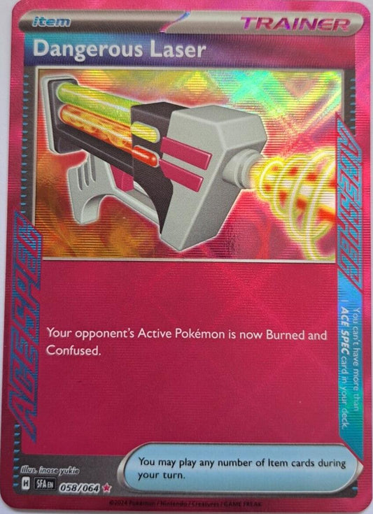 Dangerous Laser 058/064 Pokemon Shrouded Fable