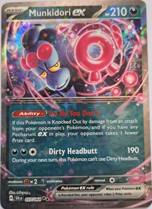 Munkidori EX 037/064 Pokemon Shrouded Fable