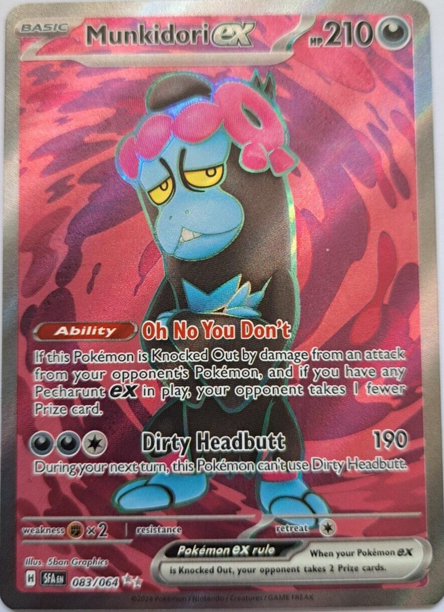 Munkidori EX 083/064 Pokemon Shrouded Fable