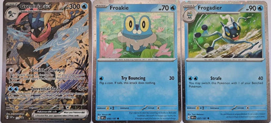 Pokemon Greninja EX SVP 132 Shrouded Fable Black Star Promo Frogadier Froakie