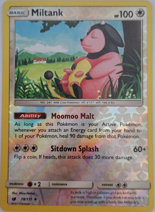 Miltank - 78/111 - Uncommon - Reverse Holo - Pokemon Crimson Invasion