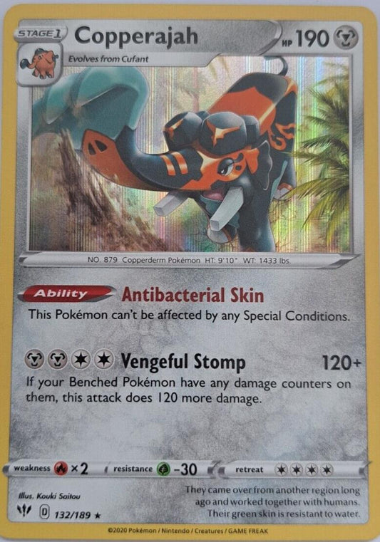 Copperajah - 132/189 - Holo Rare - Pokemon Darkness Ablaze