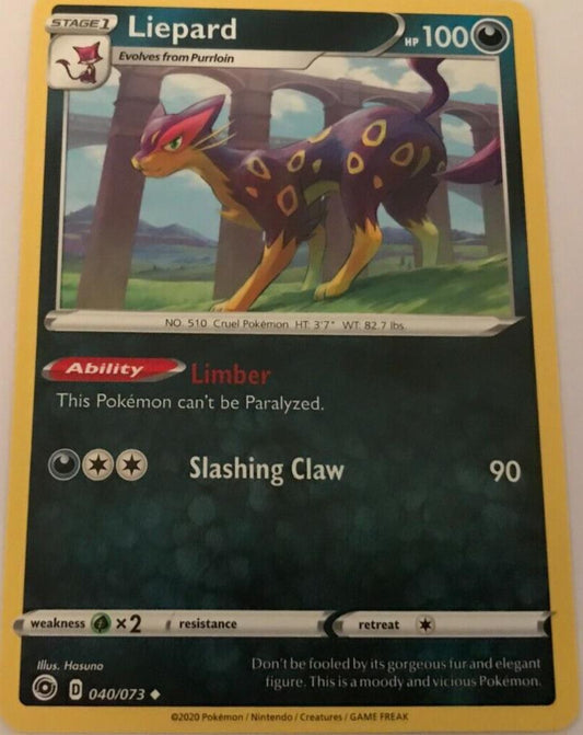 Liepard 040/073 - Uncommon - Pokemon Champions Path