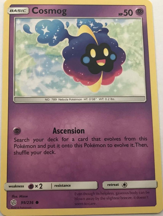 Cosmog 99/236 Common - Pokemon Sun And Moon Cosmic Eclipse