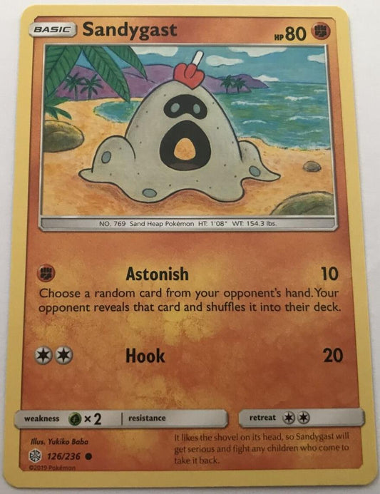 Sandygast 126/236 Common - Pokemon Sun And Moon Cosmic Eclipse