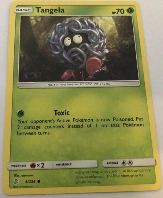 Tangela 5/236 Common - Pokemon Sun And Moon Cosmic Eclipse
