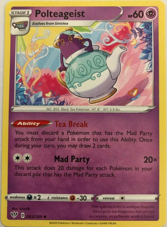 Polteageist - 083/189 - Uncommon - Pokemon Darkness Ablaze