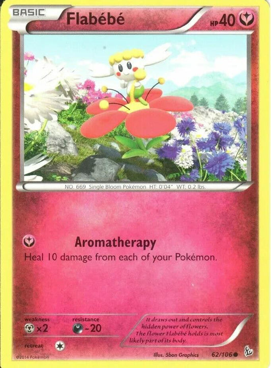 Flabebe - 62/106 - Common - Pokemon XY FlashFire