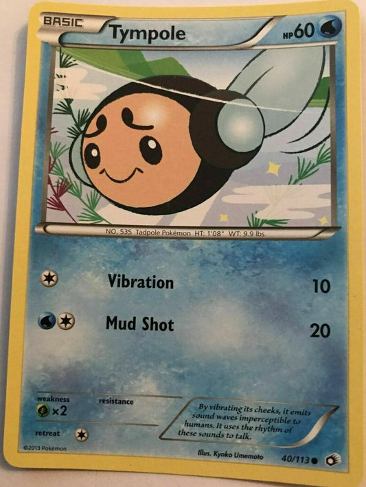 Tympole 40/113 Common - Pokemon Legendary Treasures