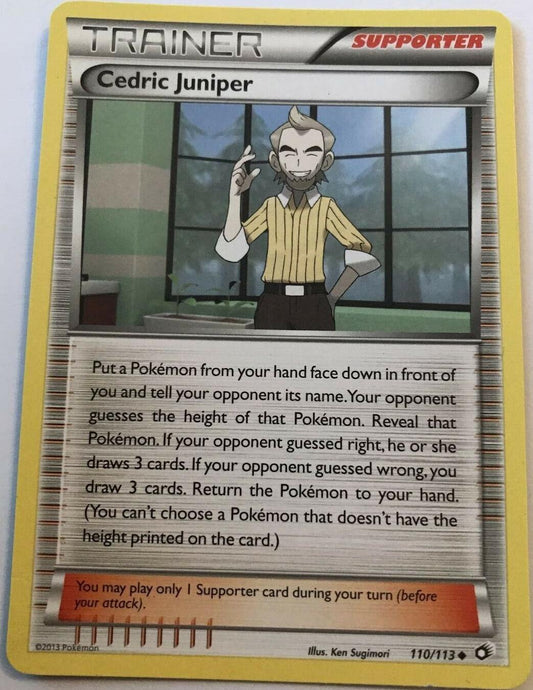 Cedric Juniper 110/113 Uncommon - Pokemon Legendary Treasures
