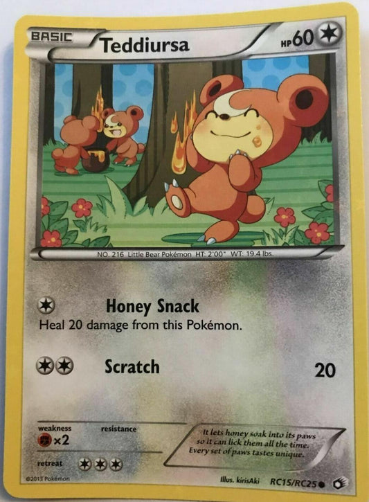 Teddiursa RC15/RC25 Common Radiant - Pokemon Legendary Treasures