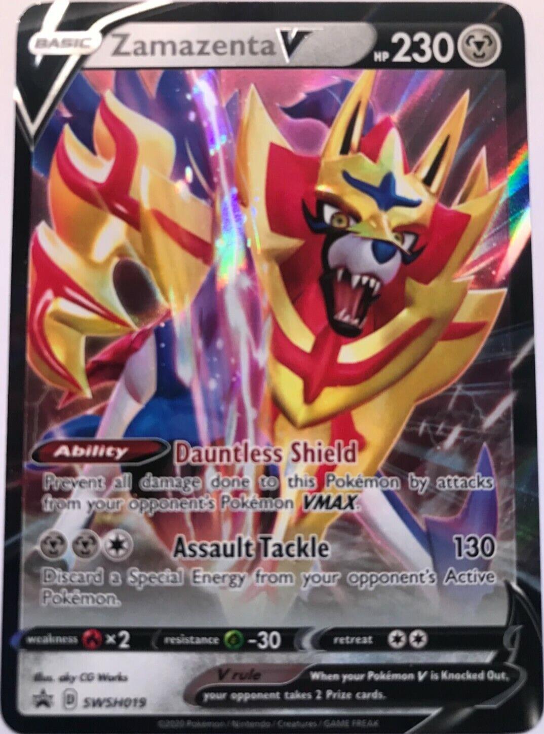 Zamazenta V SWSH019 - Holo - Pokemon Black Star Promos