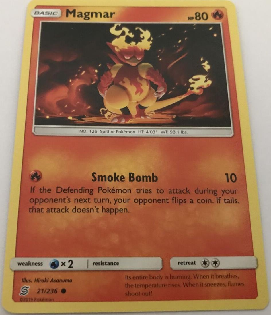Magmar 21/236 Common - Pokemon Unified Minds