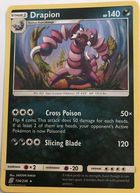 Drapion 134/236 Rare - Pokemon Unified Minds